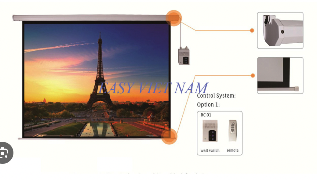 Màn chiếu điện Apollo 300 Inch ELS300V