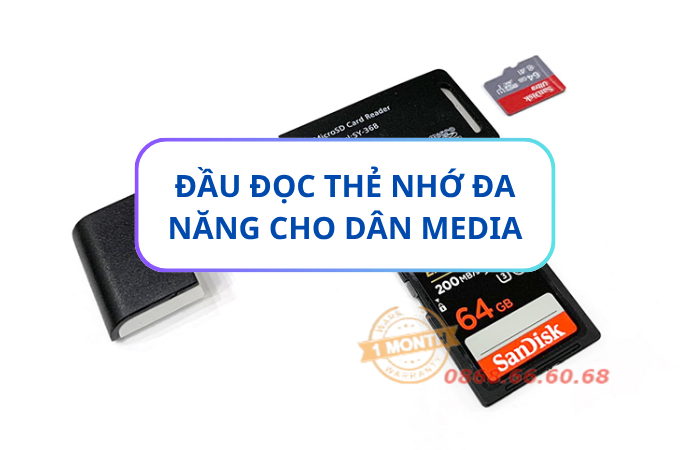 Đầu đọc thẻ nhớ đa năng cho dân media 2025