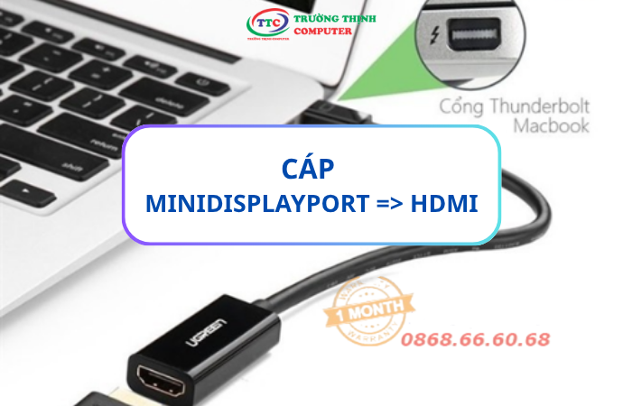 Mẫu 10 cáp minidisplayport sang HDMI chính hãng , bán chạy 2025