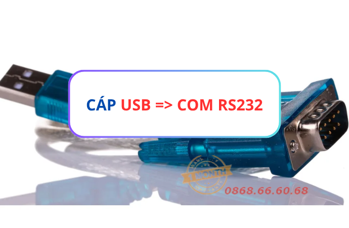 Tổng hợp mẫu cáp từ USB sang COM RS232 cho các thiết bị ngoại vi 2025