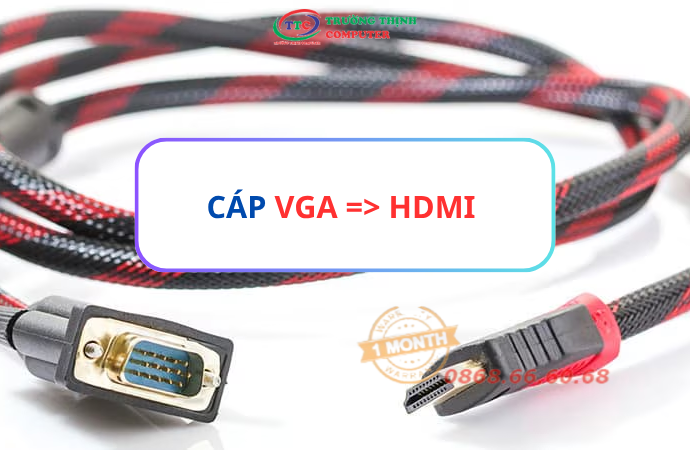 Mẫu chuyển cáp VGA sang HDMI phổ biến 2025