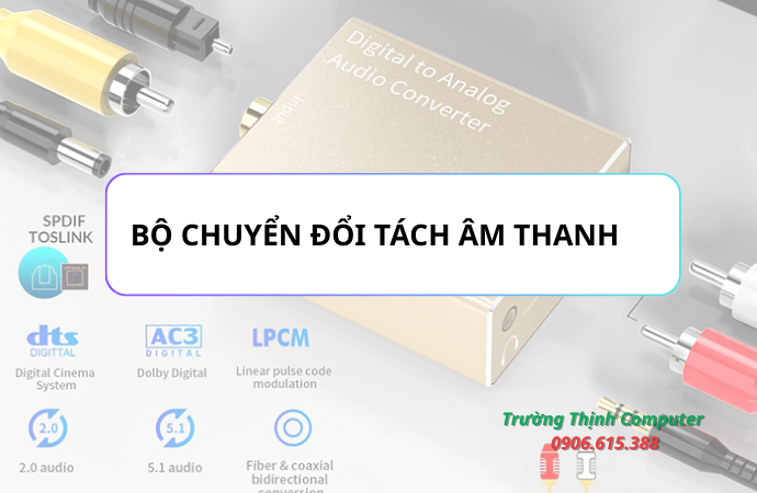 Tổng hợp 3 mẫu bộ chuyển đổi âm thanh