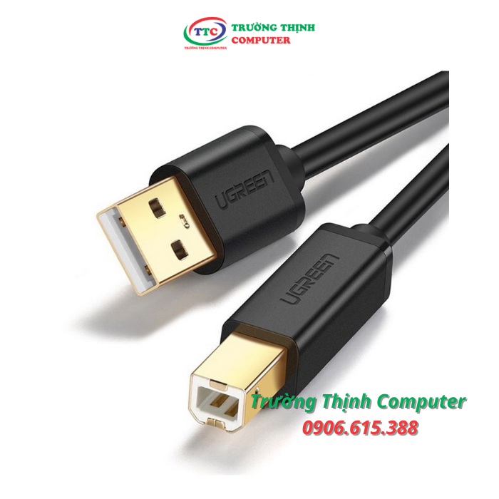 Cáp máy in USB 2.0 Ugreen 20847 cao cấp dài 2M