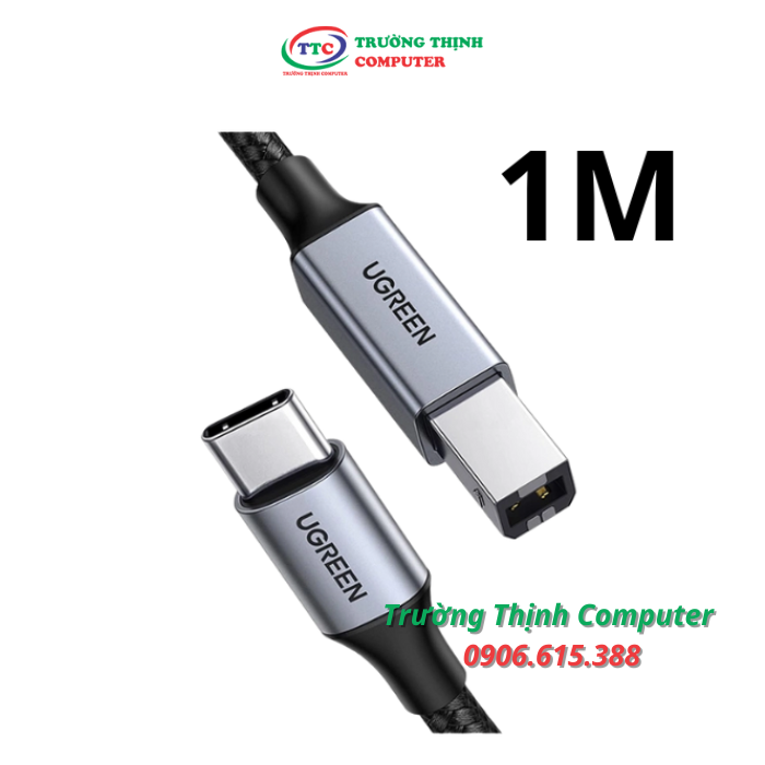 Cáp máy in Type C dài 1M cao cấp Ugreen 80805