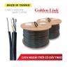 Cáp mạng ngoài trời có dây treo Golden Link CAT.6 UTP (305 mét) - Màu đen - PE-CAT6BC-M