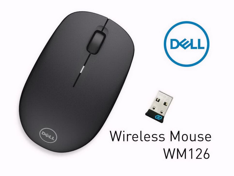 Chuột không dây Dell WM126 (USB-Wireless, Không dây)