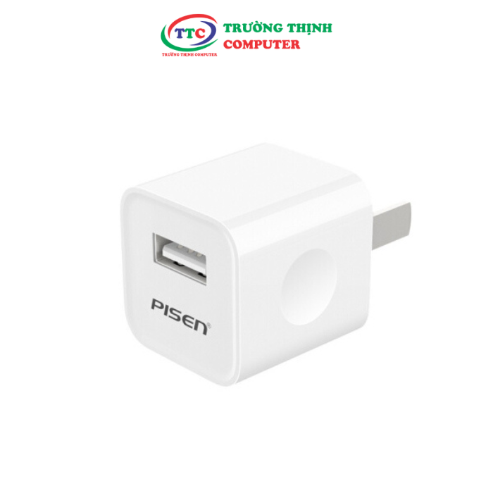 Củ Sạc Pisen 1A TS-C051 Chính Hãng Bản Tiêu Chuẩn Hệ Thống Bảo Vệ Thông Minh