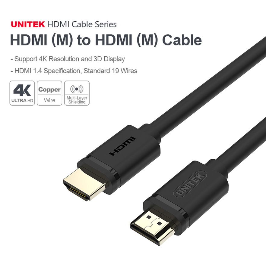 Cáp HDMI chính hãng cao cấp unitek 8m YC 141