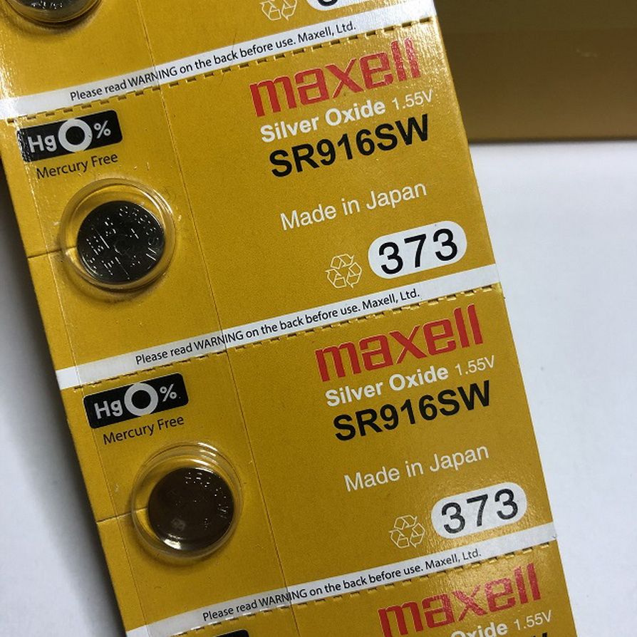 PIN CÚC ÁO MAXELL SILVER OXIDE BẠC SR916SW – 373