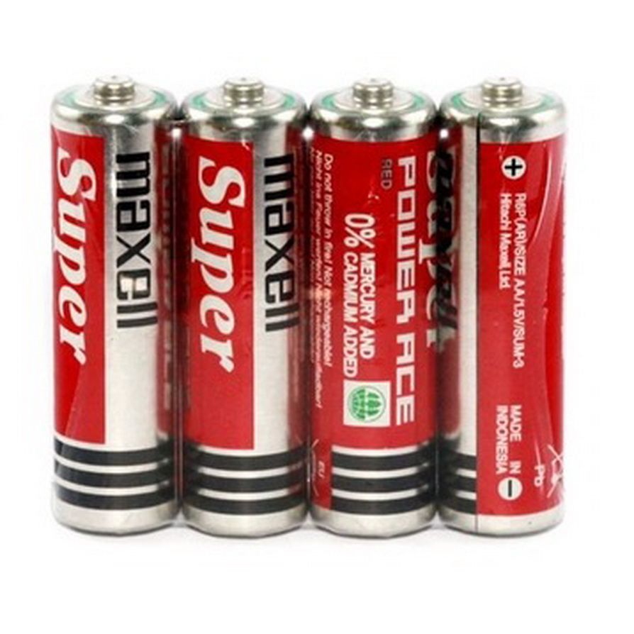 Pin Super Ace AAA Maxwell R6P(AR)4P vỉ 4 viên