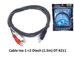 Cáp loa 1->2 10m DT-6214 DTECH