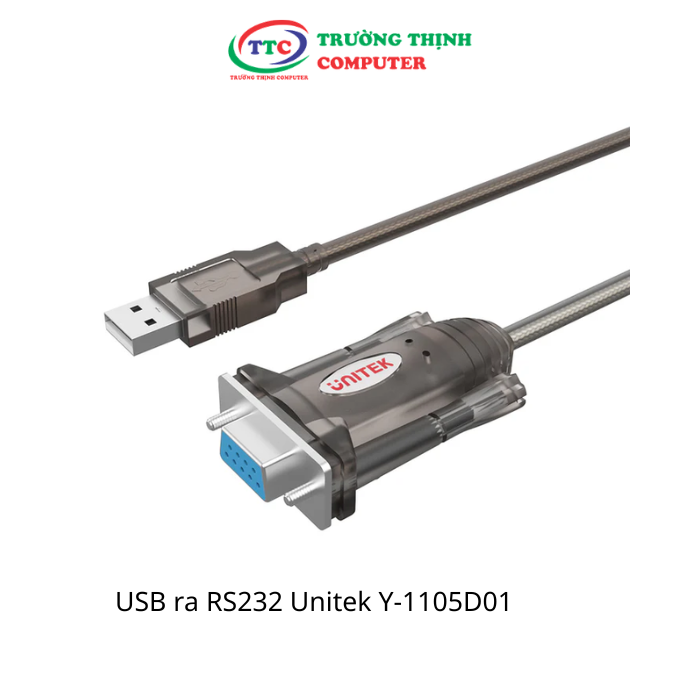 Cáp chuyển đổi USB ra RS232 Unitek Y-1105D01