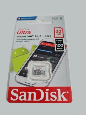 Thẻ nhớ Sandisk Ultra micro SDHC 32Gb, C10 UHS-1, 100mb/s  (no adapter) new