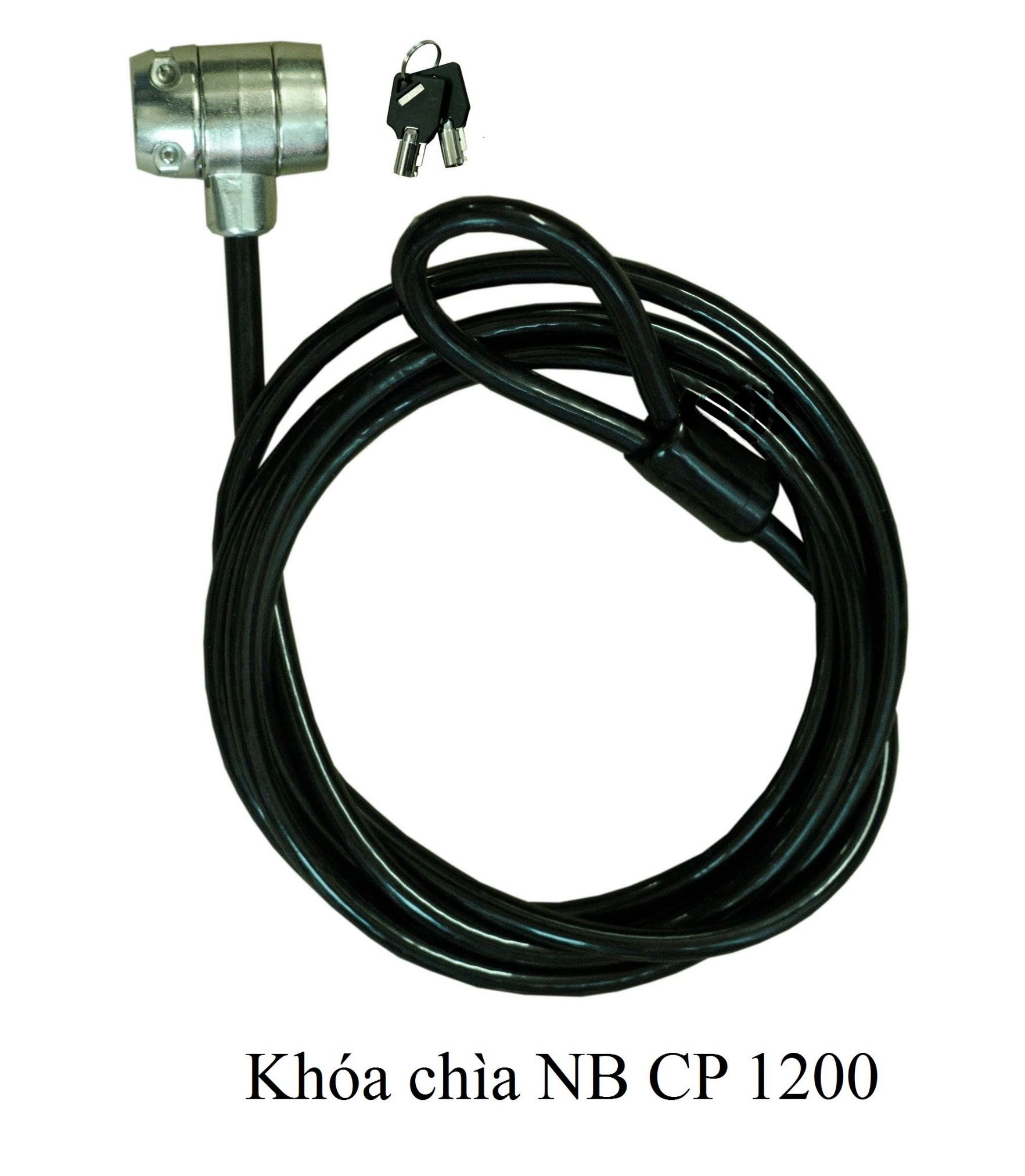 BỘ KHÓA LAPTOP KINGMASTER CP 1200 (KHOÁ CHÌA TRÒN, DÂY 1.8M)