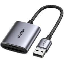 Ugreen 80798 USB type C to SD TF + USB 2.0 Memory Card Reader CM387