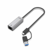 Bộ chuyển đổi Type-C/USB-A -> LAN 2.5G UNITEK U1313C