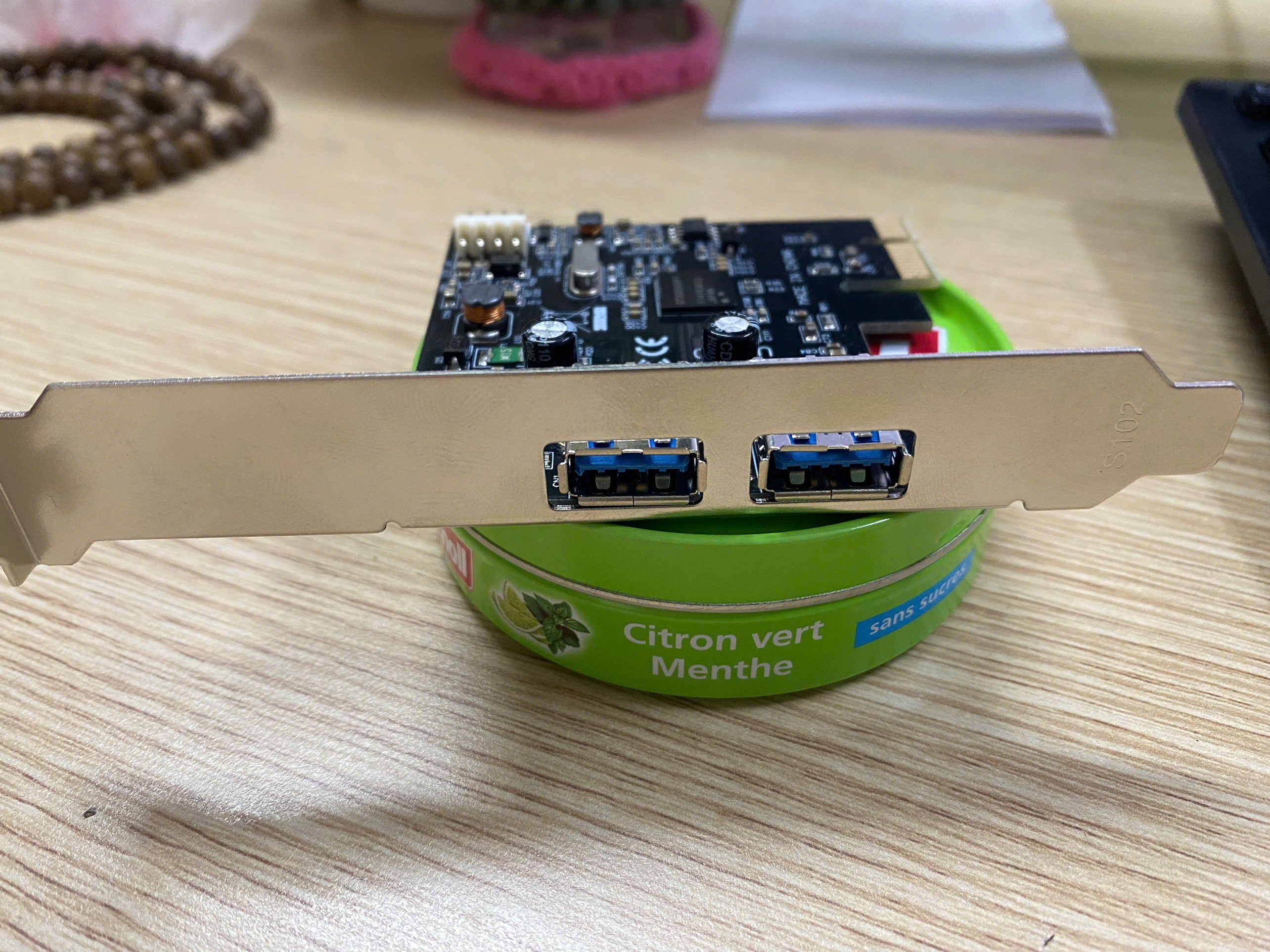 Card PCI-E to USB 3.0 2 cổng chính hãng Dtech PC 0149