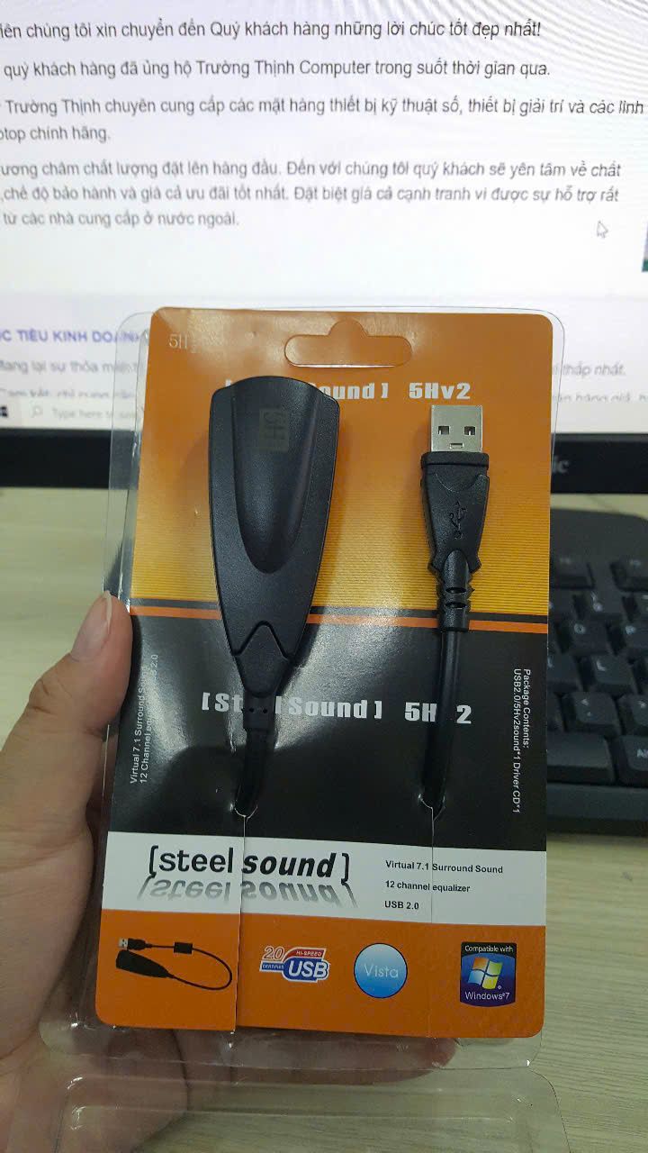 Usb sound âm thanh cực chất 7.1- 5HV2