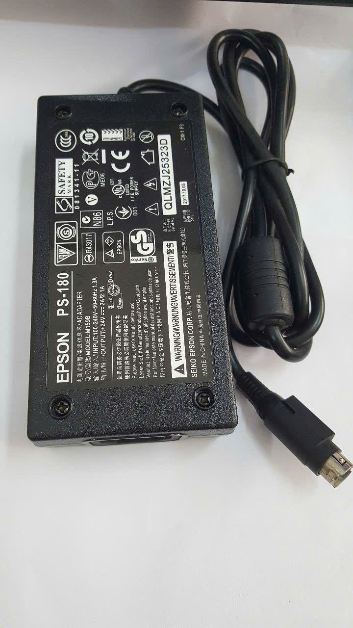 ADAPTER MÁY IN EPSON 24V 2A ĐẦU 3 CHÂN PS-180
