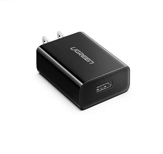 Sạc USB 1 cổng 5V 2.1A màu đen Ugreen 50459