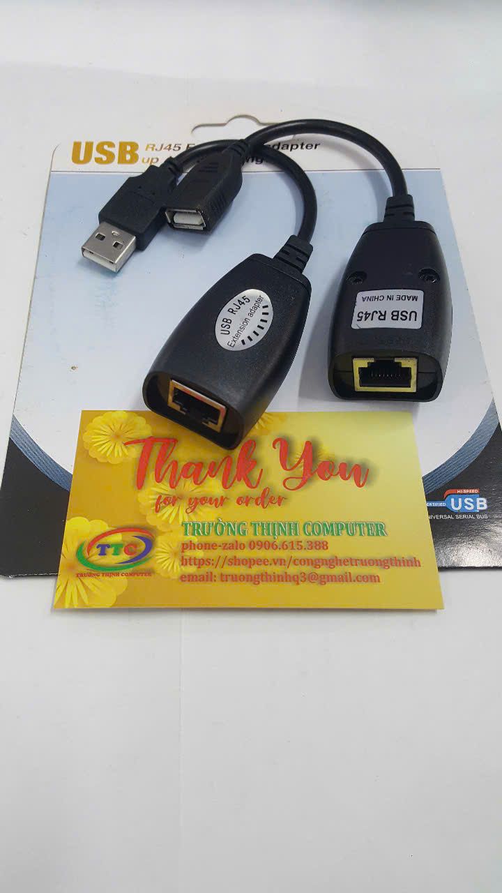 BỘ CÁP NỐI DÀI USB QUA CÁP MẠNG LAN RJ45 45M CÓ KHUẾCH ĐẠI TÍN HIỆU