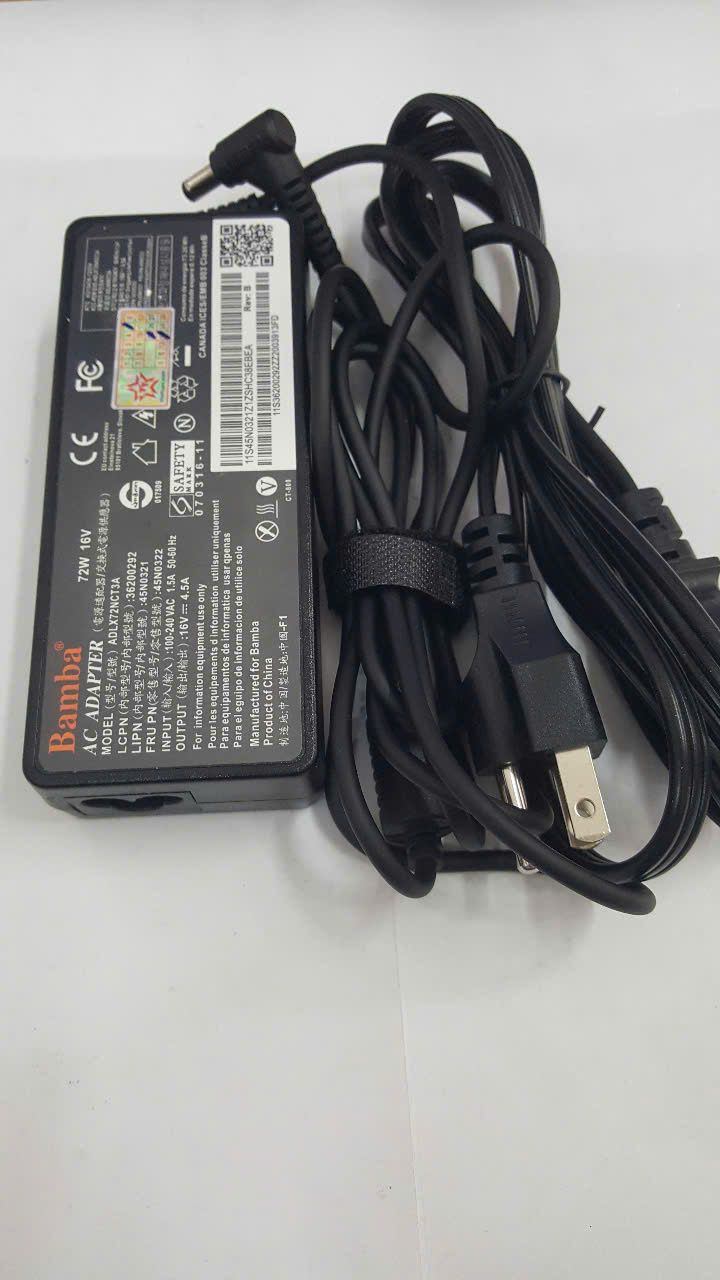 Adapter Lenovo Bamba 16V - 4.5A