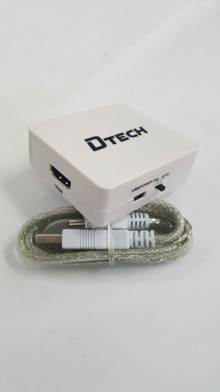 Bộ chuyển đổi HDMI to AV chính hãng Dtech DT-6524 cao cấp