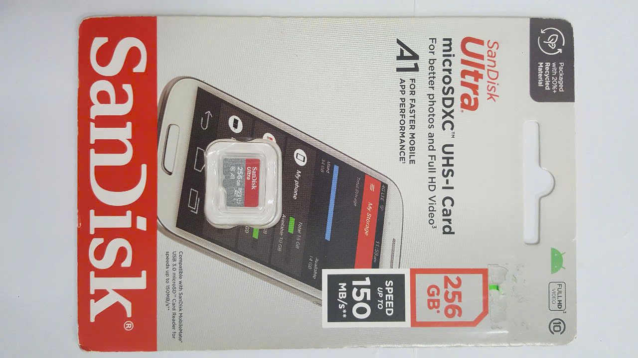 Thẻ nhớ SanDisk Ultra microSDXC 150MB/s R, SDSQUAC-256G-GN6MN