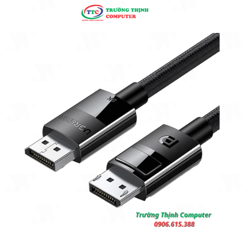 Cáp Displayport 1.4 Ugreen 80393 (dài 3m, hỗ trợ độ phân giải 8K)