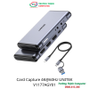 Card Capture 4K@60Hz UNITEK V1177AGY01, Ghi hình chuyên nghiệp, Live Stream mượt, Hỗ trợ PS5/Xbox