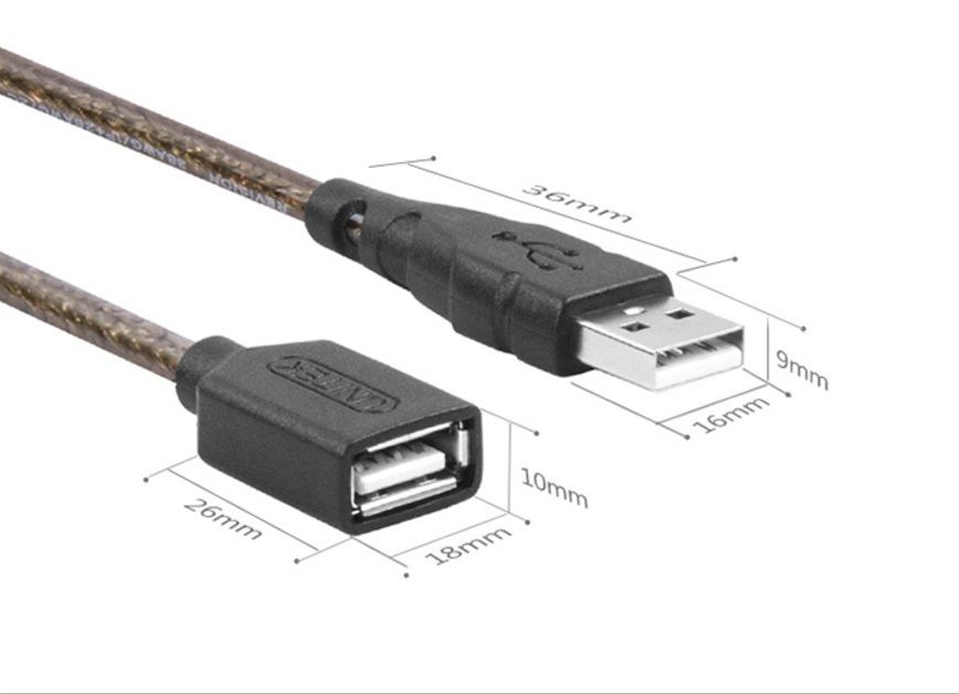 Cáp USB Nối Dài 2.0 (5m) Unitek (Y-C 418)
