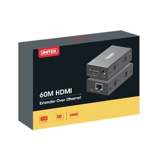 Bộ Nối Dài HDMI 60m to Lan Unitek V100A