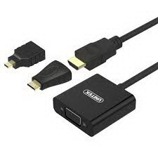 Cáp chuyển HDMI->VGA +Audio UNITEK Y6355(3 in 1)