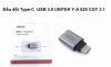 ĐẦU ĐỔI TYPE-C -> USB 3.0 UNITEK (Y-A 025CGY)