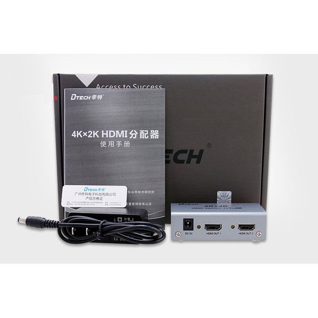 Bộ chia HDMI 1 ra 2 DTECH DT-7142