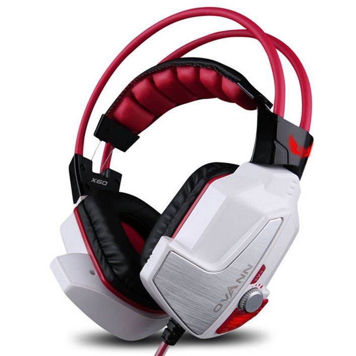 Tai nghe chụp tai chuyên game Ovann X60-C (Trắng)