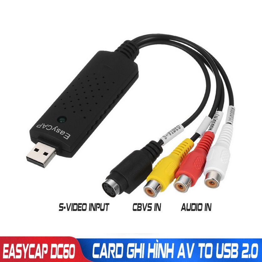 USB ghi hình AV, Svideo Easier CAP DC60