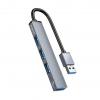 Bộ chia USB 4 cổng USB 3.0 2.0 bằng nhôm Orico AH-A13