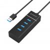 Bộ chia cổng USB 3.0 4 Port Orico W6PH4-U3-BK Black