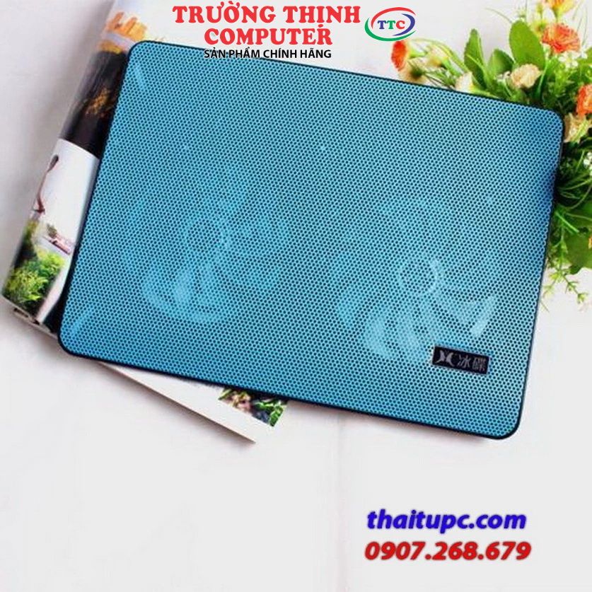 Đế Tản Nhiệt Laptop Cooling Pad N131 - 2 Quạt 8cm