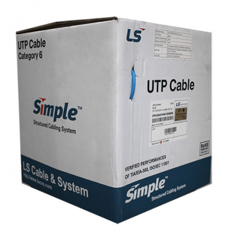 Dây cáp mạng LS Cat6 4 Pairs chính hãng