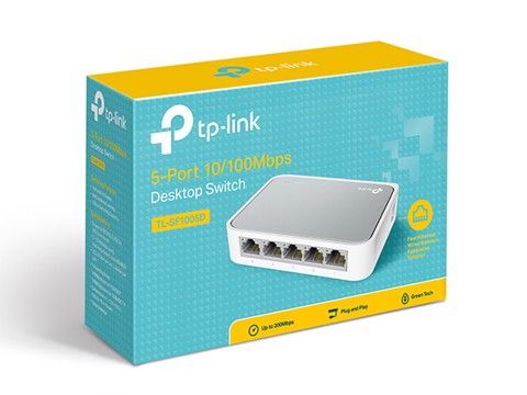 Switch TP-Link TL-SF1005D 5-Port 10/100Mbps