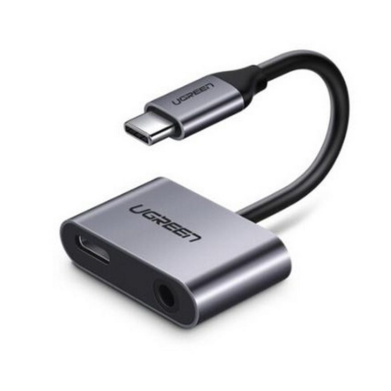 Cáp USB-C to Audio 3.5mm Hỗ Trợ Cổng Sạc Cao Cấp Ugreen 50596