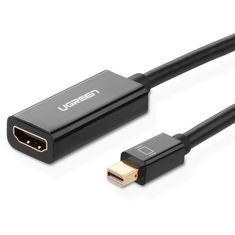 Cáp chuyển đổi Mini Displayport, Thunderbolt to HDMI âm Ugreen UG 10461 (màu đen)