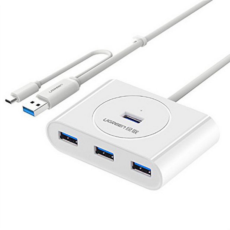 HUB USB 3.0 - Bộ Chia USB 3.0 4 Cổng Cao Cấp Hỗ Trợ OTG Ugreen 20284