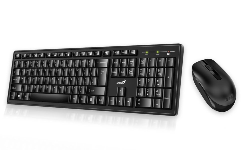 Bộ bàn phím và chuột vi tính không dây Genius Smart KM-8200