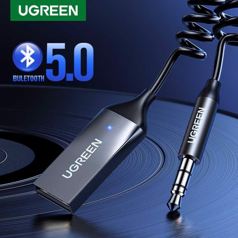 Bluetooth 5.0 Music Receiver Ugreen 70601 hỗ trợ Mic dùng trên Ôtô