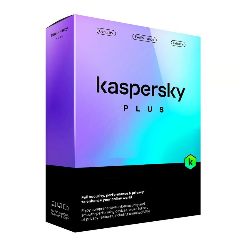Phần mềm diệt virus Kaspersky Plus 3 thiết bị/năm (KIS3U) (thay thế KIS)
