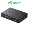 Bộ chuyển mạch KVM VGA 2 vào 1 ra FullHD 1080P hỗ trợ Hotkey Ugreen 90490 cao cấp