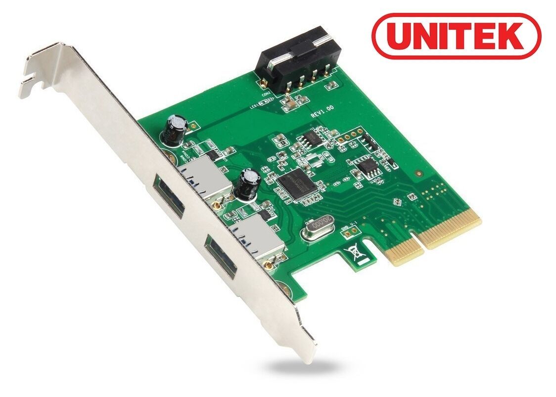 CARD PCI -> 2 USB 3.1 EXPRESS UNITEK (Y - 7305)